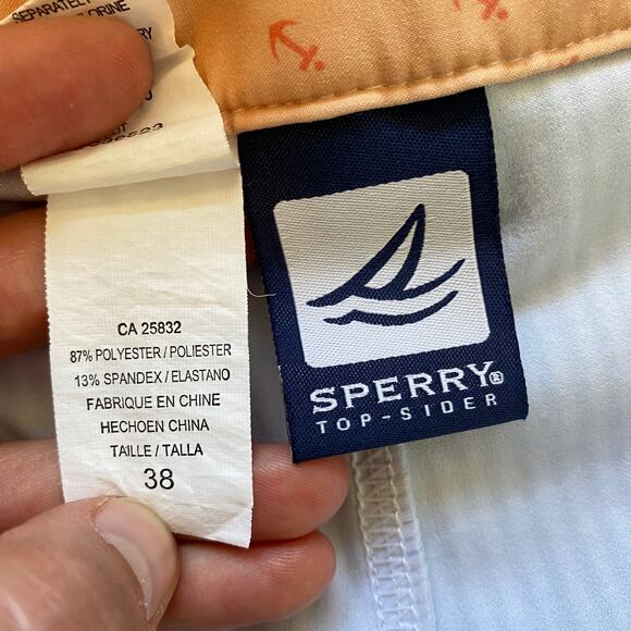 Sperry blue pineapple swim and boat shorts size 38 - Picture 6 of 6